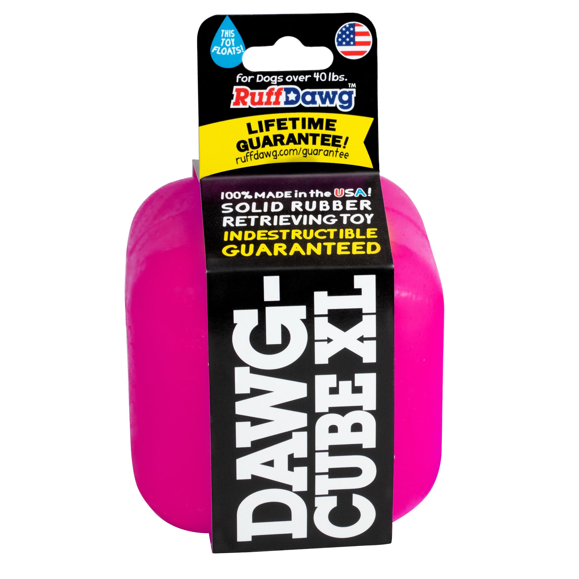 Pet Supplies : Ruff Dawg Dawg-Cube XL – Tough Rubber Dog Toy